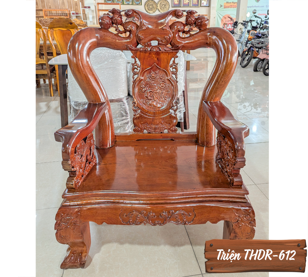 Triện Gỗ Hương Đá THDR-612-1