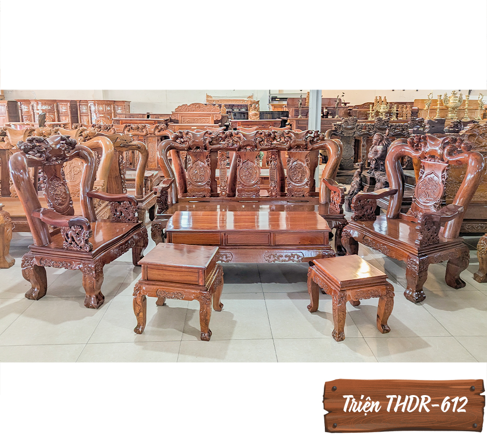 Triện Gỗ Hương Đá THDR-612-1