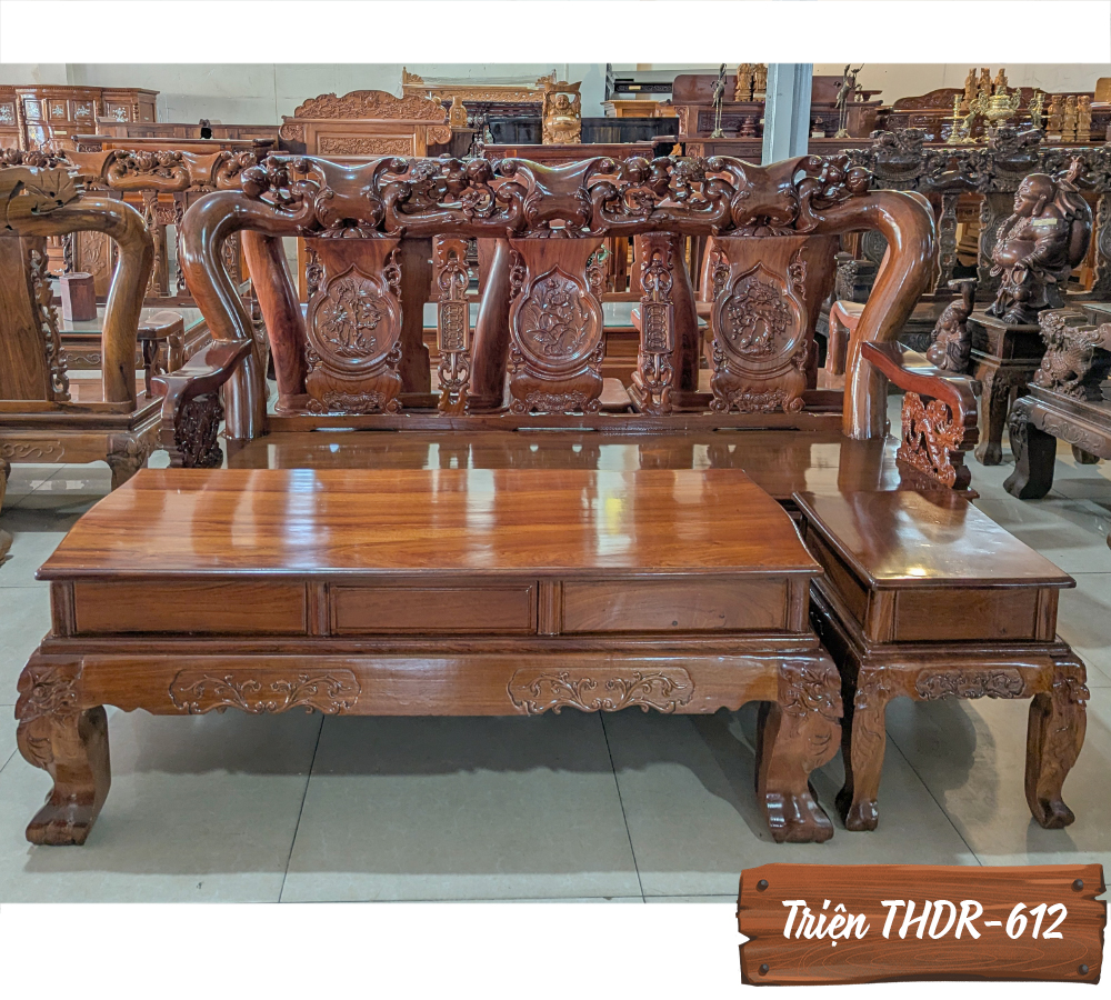 Triện Gỗ Hương Đá THDR-612-1