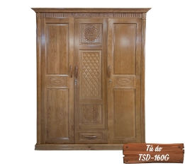 Tủ Áo Gỗ Sồi TSD-160G-1
