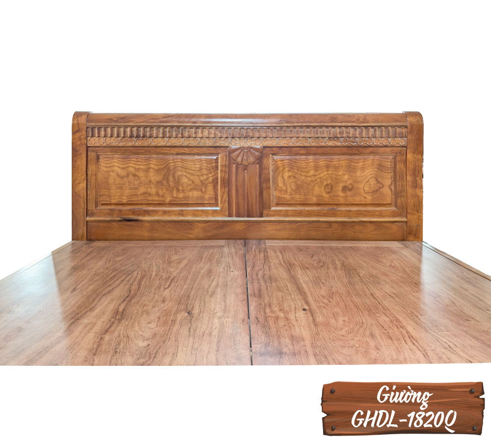 Giường Gỗ Hương Đá GHDL-1820Q-1