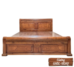 Giường Gỗ Hương Đá GHDL-1820Q-1