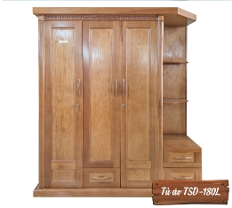 Tủ Áo Gỗ Sồi TSD-180L-2