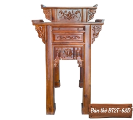Bàn Thờ Gỗ Tự Nhiên BT2T-68D