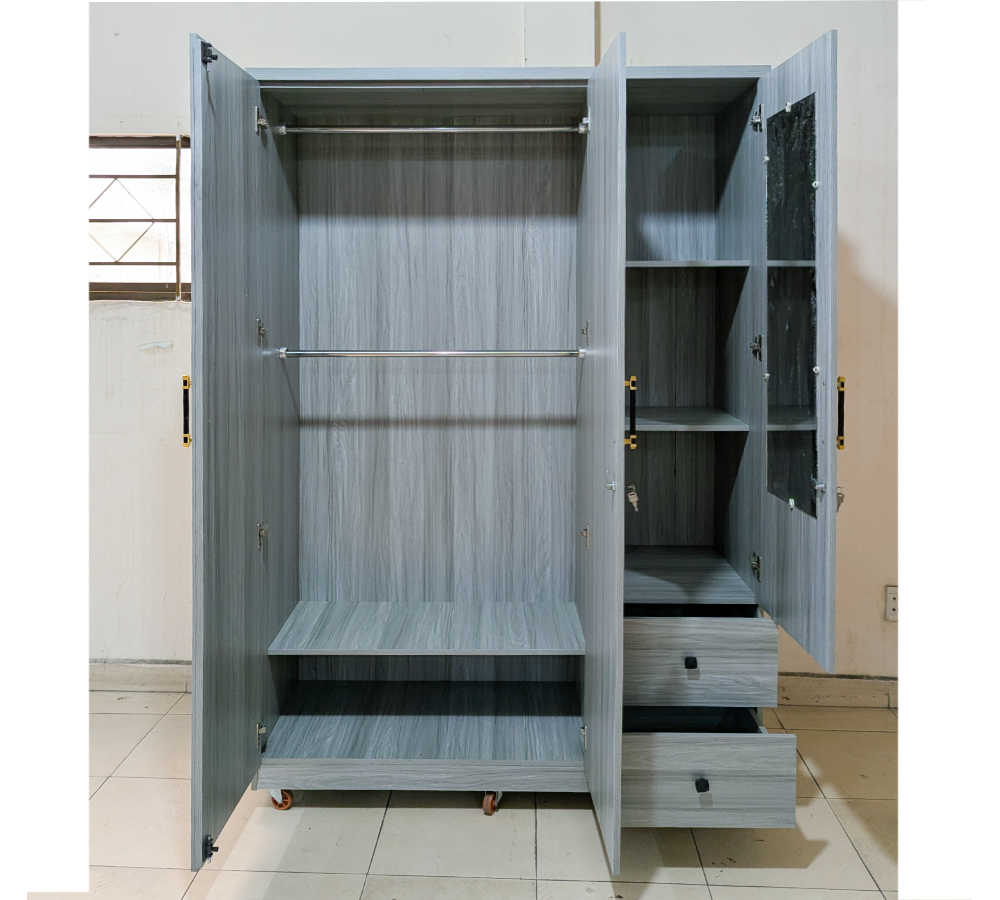 Tủ Áo Gỗ MDF Chống Ẩm TAC-140M-2