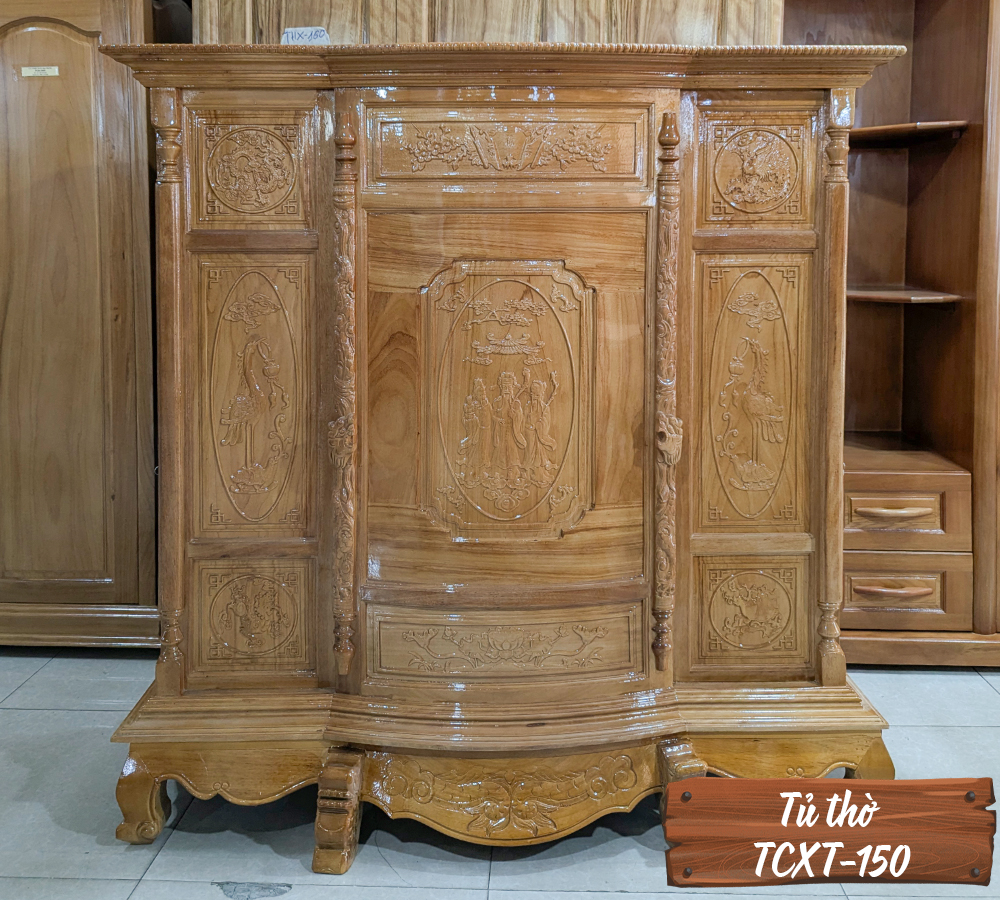 Tủ Thờ Gỗ Căm Gõ TCXT-150-4