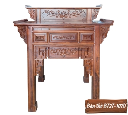 Bàn Thờ Gỗ Tự Nhiên BT2T-107D
