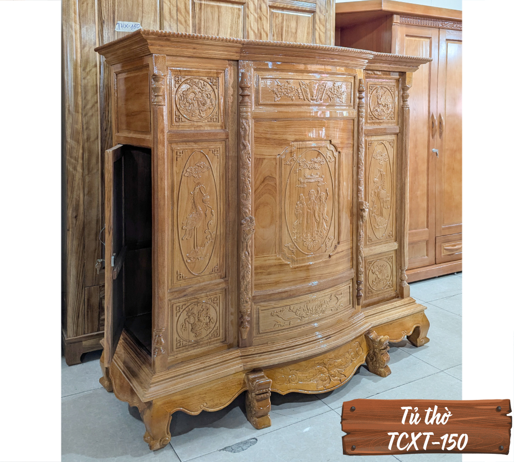 Tủ Thờ Gỗ Căm Gõ TCXT-150-4