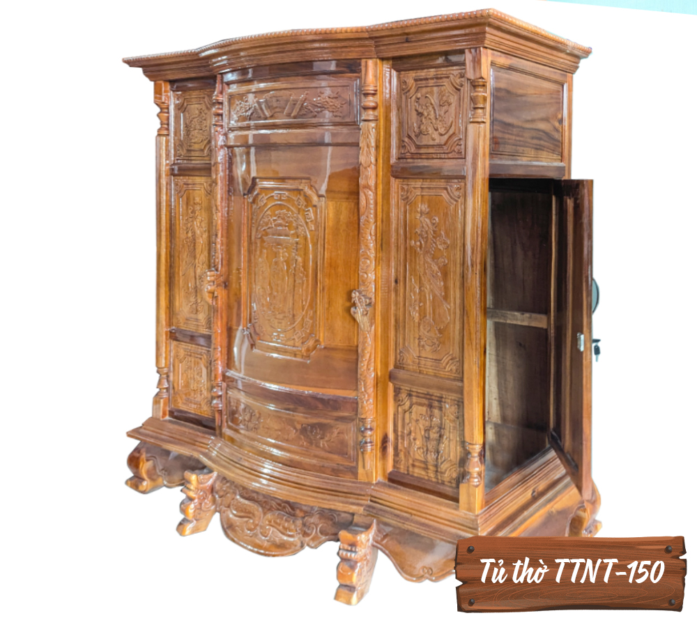 Tủ Thờ Gỗ Tự Nhiên TTNT-150