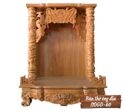 Bàn Thờ Ông Địa Gõ Đỏ ODGD-60