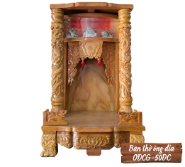 Bàn Thờ Ông Địa Gỗ Căm-Gõ ODCG-50DC