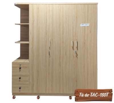 Tủ Áo Gỗ MDF Chống Ẩm TAC-180T-4