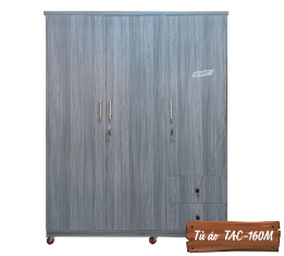 Tủ Áo Gỗ MDF Chống Ẩm TAC-160M-3    