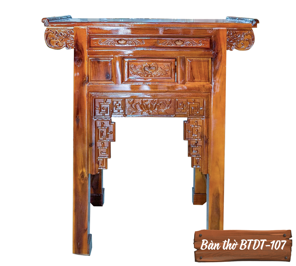 Bàn Thờ Gỗ Tự Nhiên BTDT-107-2