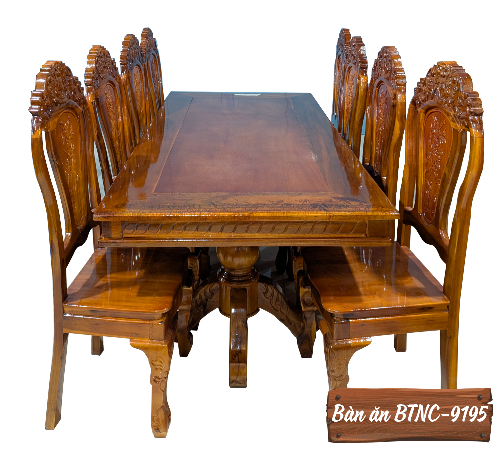 Bàn Ăn Gỗ Tự Nhiên BTNC-9195-4