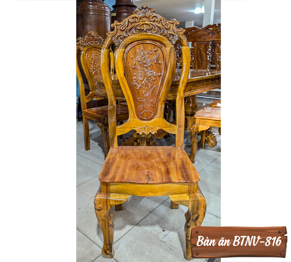 Bàn Ăn Gỗ Tự Nhiên BTNV-816-8