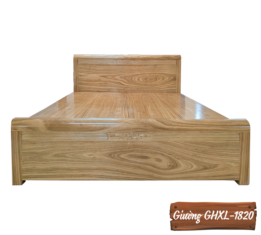 Giường Gỗ Hương Xám GHXL-1820