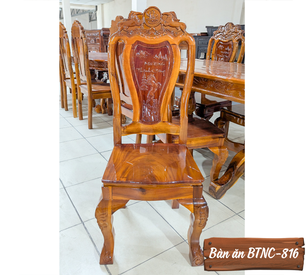 Bàn Ăn Gỗ Tự Nhiên BTNC-816