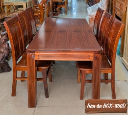 Bàn Ăn Gỗ Xoan BGX-860D