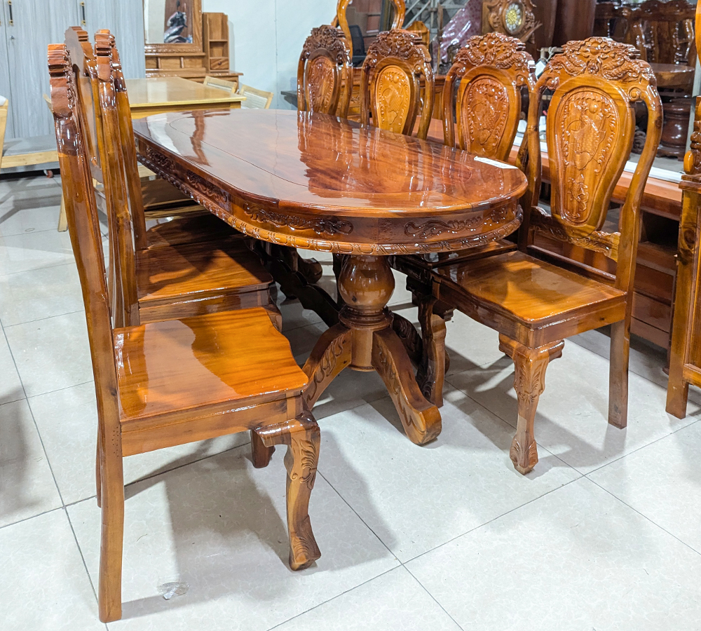 Bàn Ăn Gỗ Tự Nhiên BTNV-9195-5      