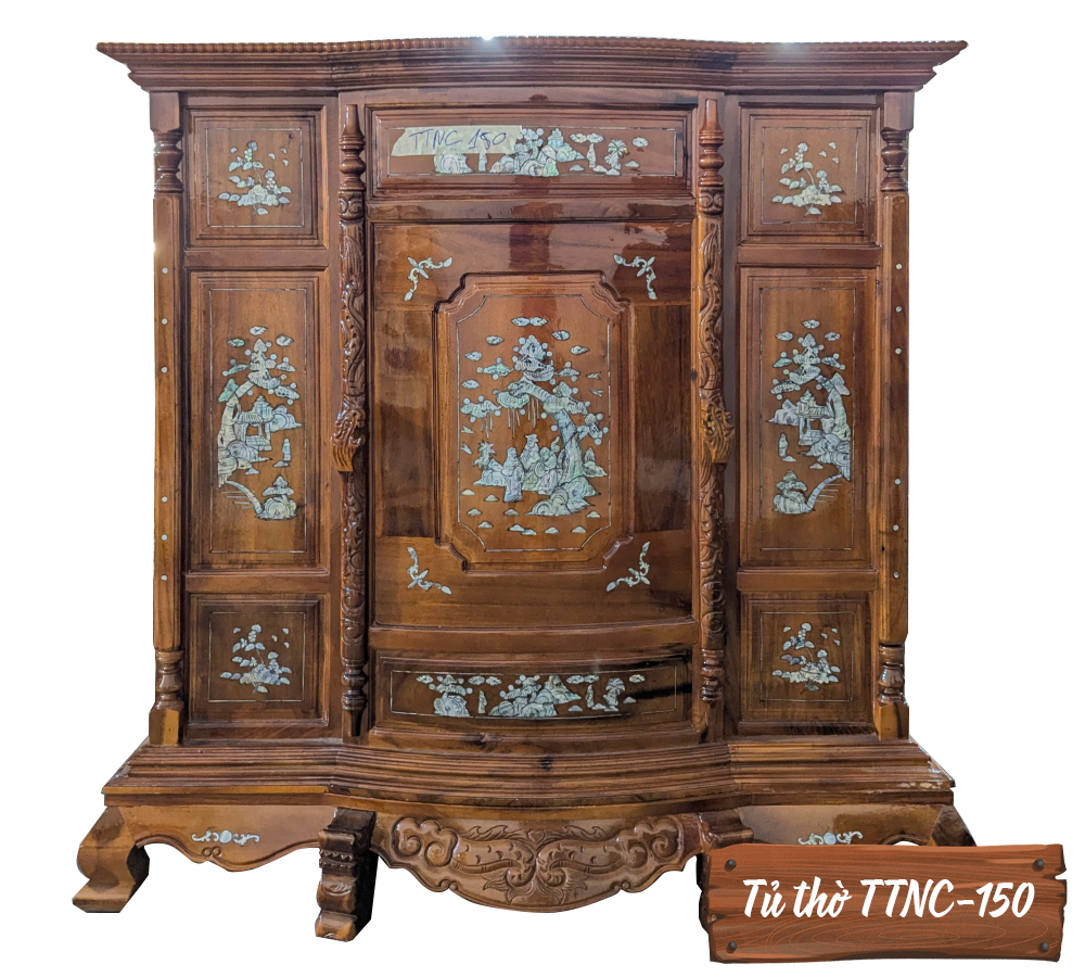 Tủ Thờ Gỗ Tự Nhiên TTNC-150