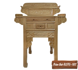 Bàn Thờ Gỗ Gõ Đỏ B2TG-107-3    
