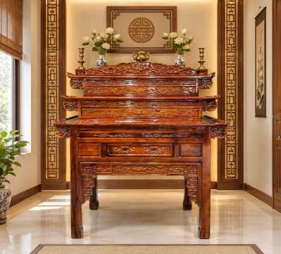 Bàn Thờ Gỗ Tự Nhiên BT3T-147-3    